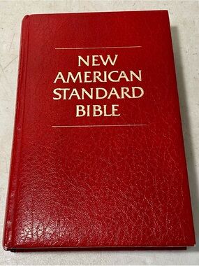 New American Standard Bible Reference Ed Concordance Red Hardcover NASB 1975